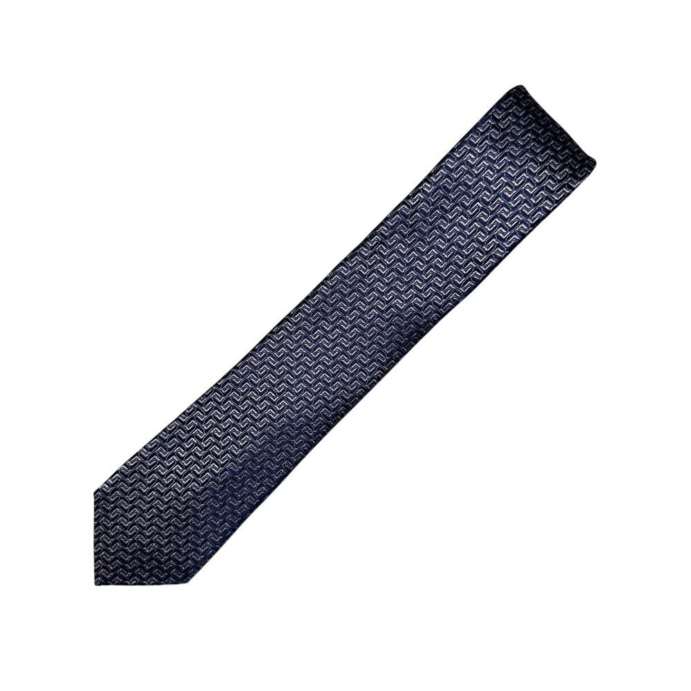 NWT Murano Blue Silver 100% Silk Tie
